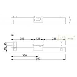 Stolní podpěra Quark Q7607-K