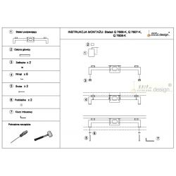 Stolní podpěra Quark Q7608-K