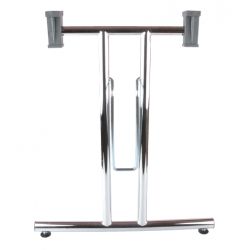 Skladací stolní podnož, chrom