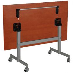 Stolní podnož se sklopnou deskou ST847MU s kolečkami