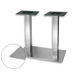 Centrální stolní noha Strong dvojitá, nerez, 730 mm