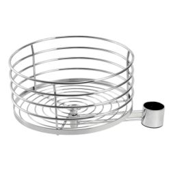 Police excentrická Ø350, vysoká, chrom