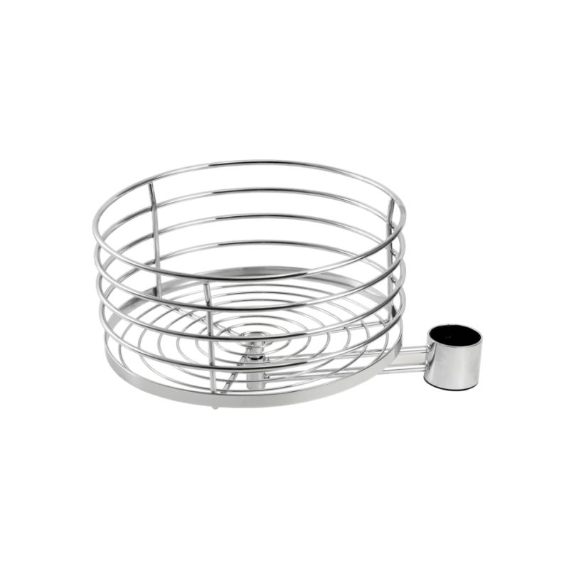 Police excentrická Ø350, vysoká, chrom