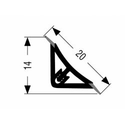 Tesnící profil L15/B