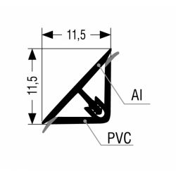 Tesnící lišta L20