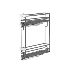 Boční dvojkoš, pravá montáž, antracit