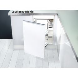 Magic Corner 900-1000, celodrátěné koše, chrom