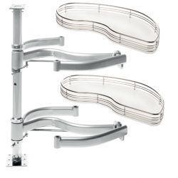 VIBO FLY MOON, souprava Standard, chrom/bílá