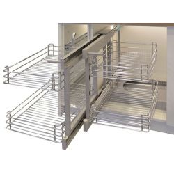 Mechanismus s košmi s vysunutím vnější i vnitřní části