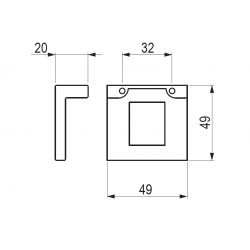 madlo Kutta US002, lesklý chrom