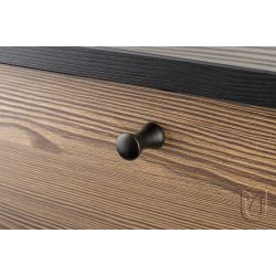 knopka Ruza XL, průměr 21mm, broušený nikl