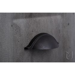 Rustikální úchytka mušle Corsica, staročerná