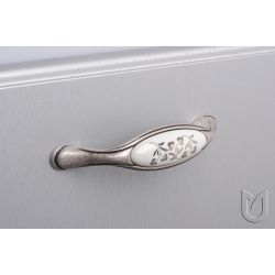 porcelánová úchytka Margarita, starocín/porcelán motiv