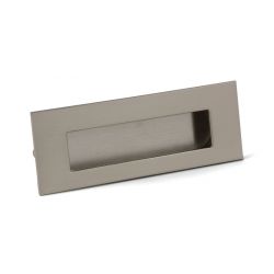 zápustná úchytka Pesara, broušený nikl