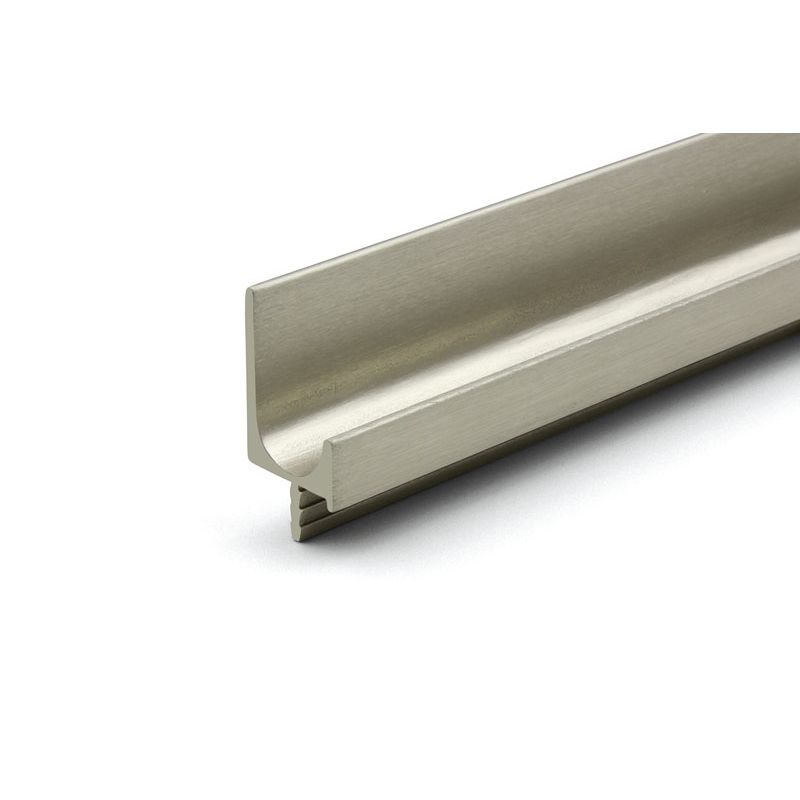 Hliníkový narážecí profil Juvio II, imitace nerez