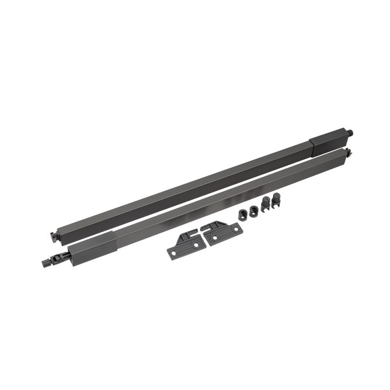 StrongMax - souprava relingů pro navýšení zásuvky, černá