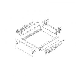 Zásuvka StrongBox, bílá, 140 mm