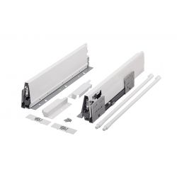 Zásuvka StrongBox, bílá, 204 mm, 2x reling