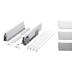 Zásuvka StrongBox, titán, 204 mm, 4x hranatý reling