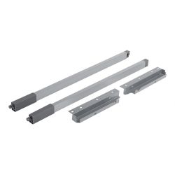 StrongBox sada hranatých horních relingů výška 204 mm, šedá