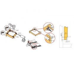 Skrytý plnovýsuv s tlumením