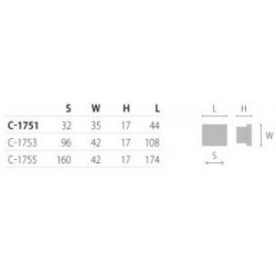 madlo Celer, matný chrom