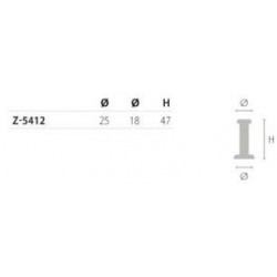 věšák Louisiana, matný nikl