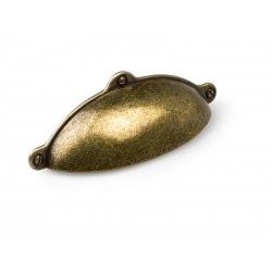 úchytka mušle Sea, starozlatá