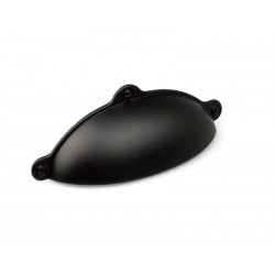 úchytka mušle Sea, černá matná