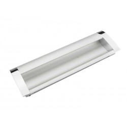 zápustná úchytka Here, matný chrom/ lesklý chrom