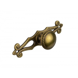 knopek se štítkem Sentimental, starozlatá