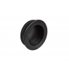 kulatá zápustná úchytka Slowly, černá matná