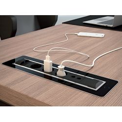 Zásuvka Versaturn 3.0, 2x230V, 2xUSB A/C, 2xRJ45, 1xHDMI