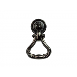 knopka Curious, lesklý černý nikl