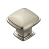 čtvercový knopek Patience, broušený nikl
