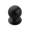 kulatý knopek Doge, černá matná