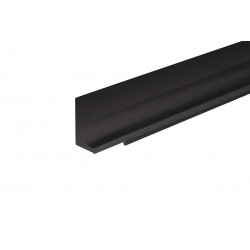 Hliníkový narážecí profil Paolo II, černá matná