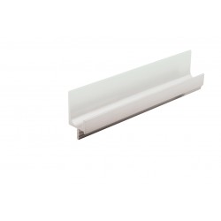 Hliníkový narážecí profil Juvio II, bílá matná