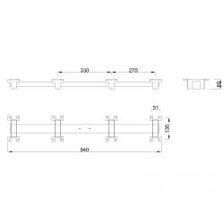 Středový příčník MQ957/12