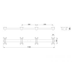 Středový příčník MQ957/14