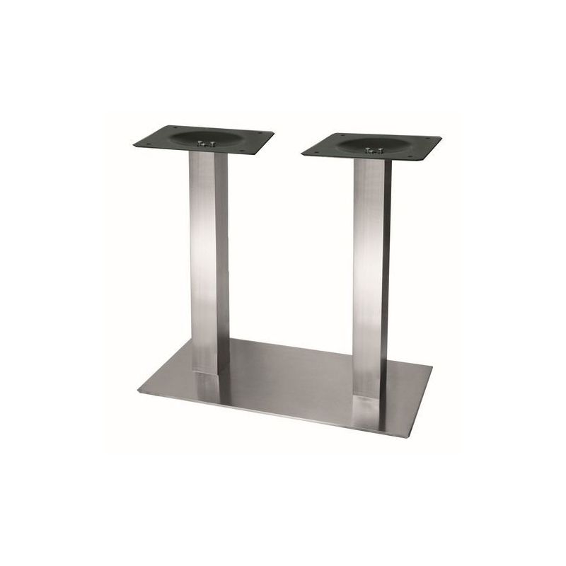 Centrální stolní noha Strong dvojitá, nerez, 1100 mm