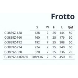 madlo Frotto, lesklý chrom