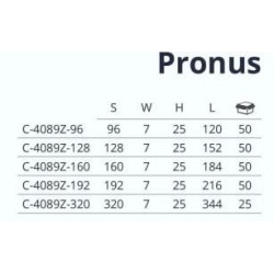 madlo Pronus, matný chrom