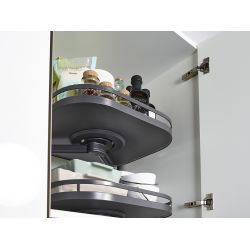 Otočný koš do horní skříňky, TurnMotion II, Arena Style, antracit