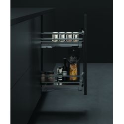 Boční dvojkoš, pravá montáž, antracit