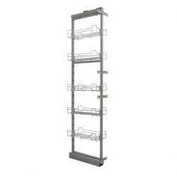 STR - Potravinová skříň, skříňka 300 mm, tmavosivá