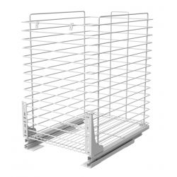 Výsuvný koš na prádlo, vysoký 2336-P1 Cargo PRO, bílý