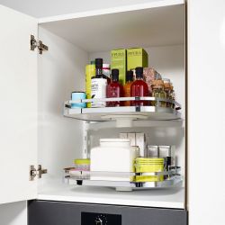 Otočný koš do horní skříňky, TurnMotion II, Arena Classic, bílá