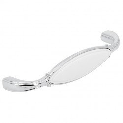 madlo Elegance 1973, lesklý chrom/ bílý plast ZN1 A4