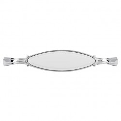 madlo Elegance 1973, lesklý chrom/ bílý plast ZN1 A4